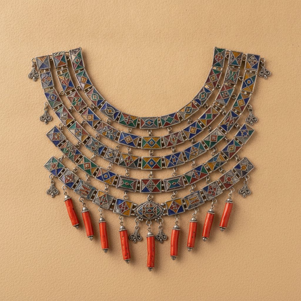 Collier plastron Azref